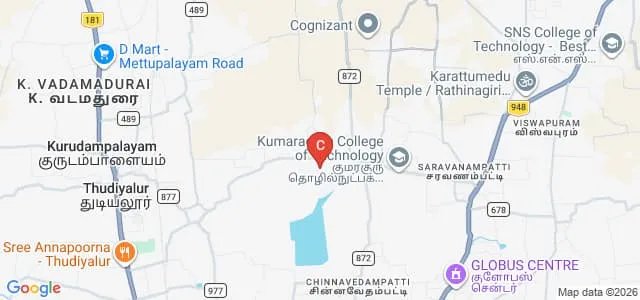 Dr SNS College of Education, Coimbatore Map