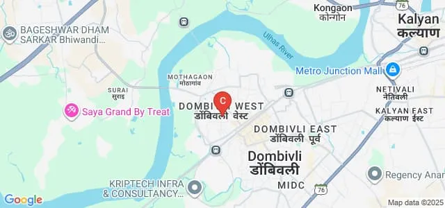 Vaishalitai Jondhale Law College, Dombivali Map