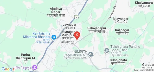 Al-Ameen Memorial Minority College B Ed, South 24 Parganas Map
