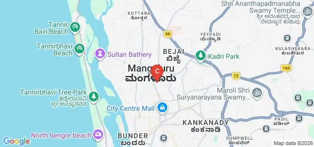 Shree Devi Institute of Social Work, Mangalore Map