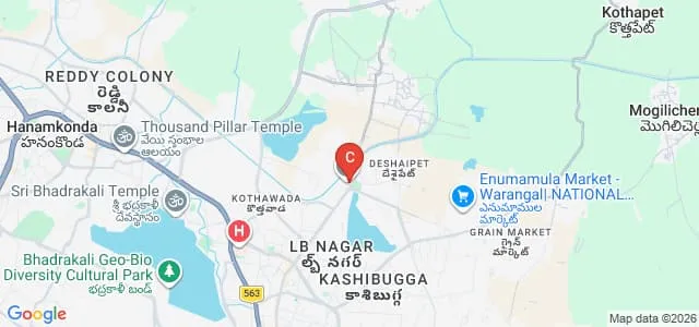 Chanda Kanthaiah Memorial Arts and Science College, Desaipet Map