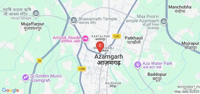 Shibli National College, Azamgarh Map
