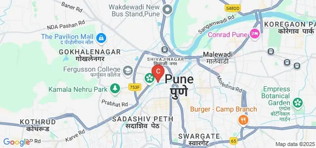 Dr Babasaheb Ambedkar Commerce and Maharshi Vitthal Ramji Shinde Arts College, Pune Map