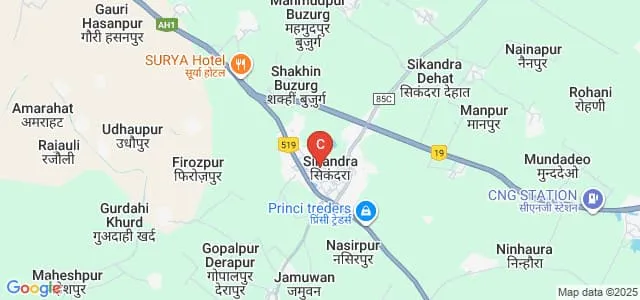 Chhatrapati Shivaji Mahavidyalaya, Kanpur Map