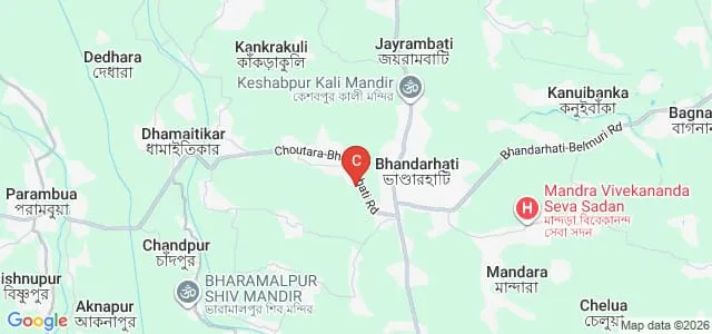Indrani Devi Institute of Education, Hooghly Map