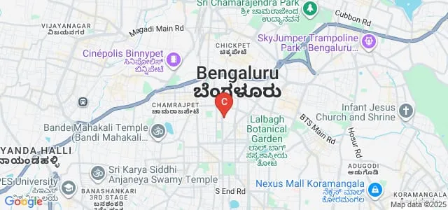 Visveswarapura Evening College of Arts and Commerce, Bengaluru Map