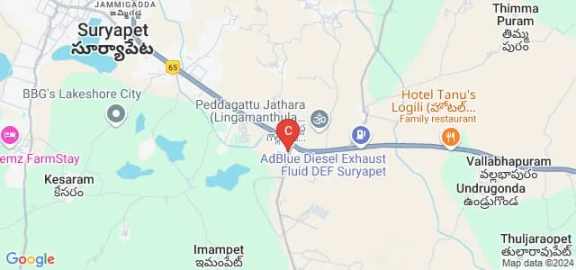 Kamakshi College of Engineering and Technology, Suryapet Map
