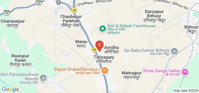 Axis Institute of Architecture, Kanpur Map