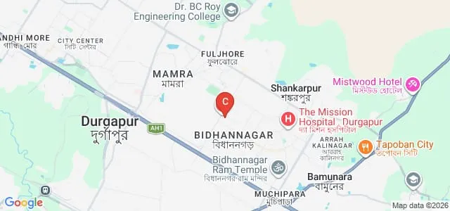 DSMS College of Healthcare Management, Durgapur Map