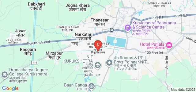 Directorate of Distance Education, Kurukshetra University, Kurukshetra Map