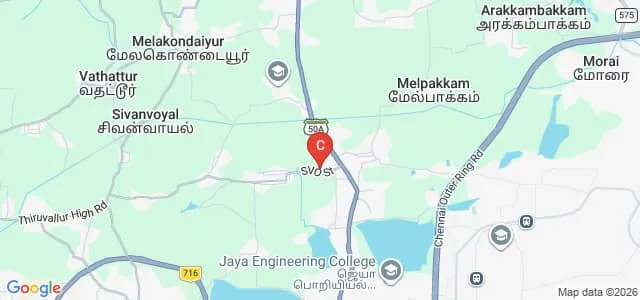 Good Shepherd College of Education, Thiruvallur Map