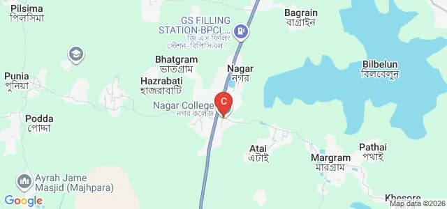 Nagar College, Murshidabad Map