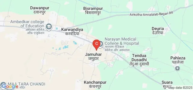 Narayan Nursing College, Jamuhar Map