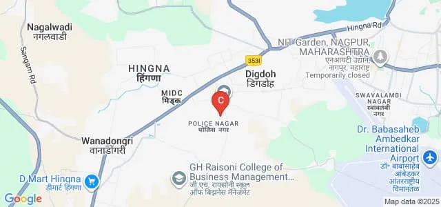 VSPM College of Physiotherapy, Nagpur Map