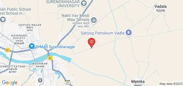 VBT's Institute of Arts and Humanities, Surendranagar Map