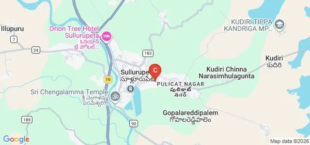 Sri VS Sivalingam Chettiar Government Degree College, Sullurpet Map