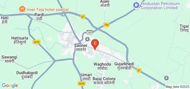 Bhalerao Science College, Saoner Map