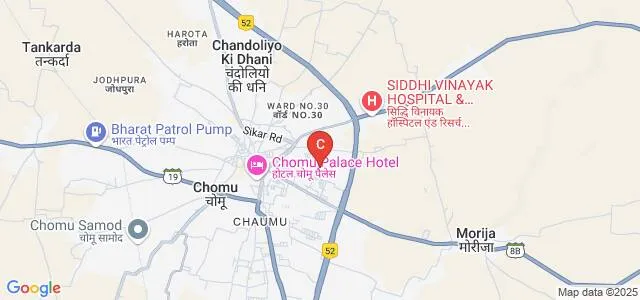 Government Girls College, Chomu Map