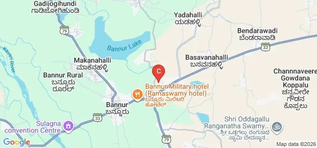 Mandavya B Ed College, Mandya Map