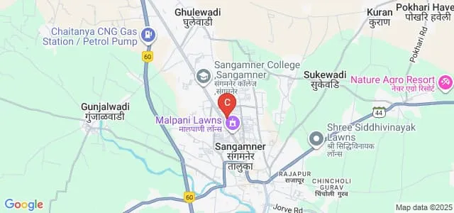 Sahakar Maharshi Bhausaheb Santuji Thorat College of Arts Science and Commerce, Sangamner Map