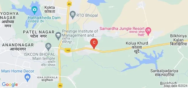 SAM College, Bhopal Map