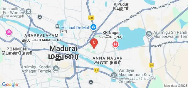 College of Pharmacy, Madurai Medical College, Madurai Map