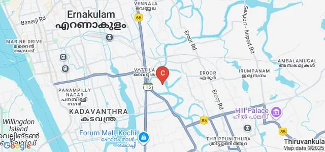 Asian School of Architecture and Design Innovations, Kochi Map