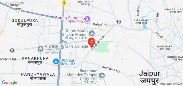 Shaheed Bhagat Singh Law College, Jaipur Map