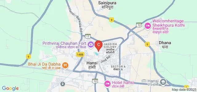 Government College, Hansi Map