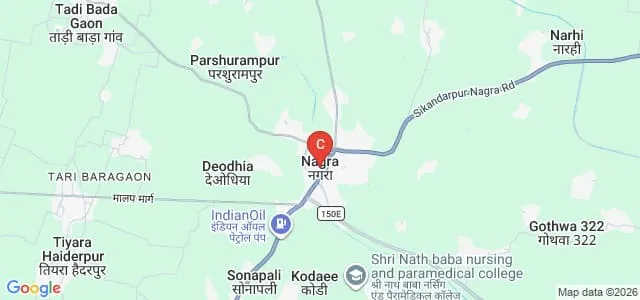 Pt Shri Niwash Degree College, Ballia Map