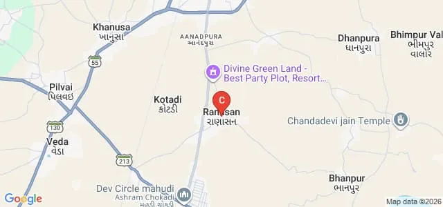 Smt Patel Manjulaben Vitthalbhai College of Education, Mehsana Map