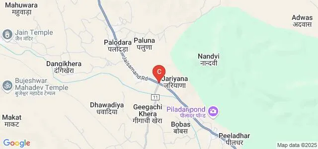 Aravali Institute of Technical Studies, Udaipur Map