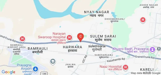 St Mother Teresa School of Nursing, Prayagraj Map