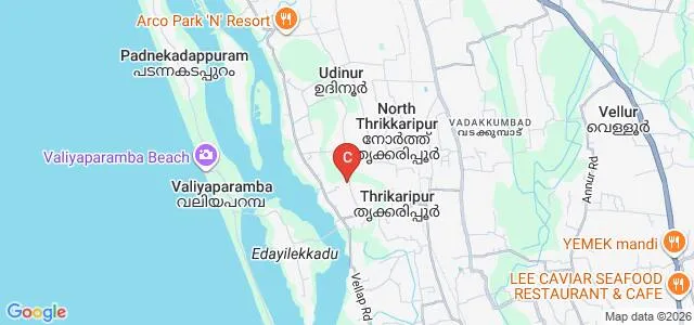 Rajiv Gandhi Institute of Pharmacy, Kasargod Map