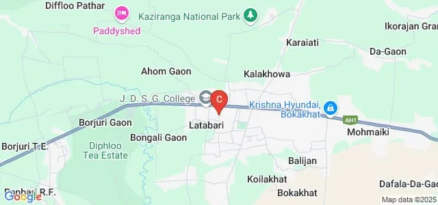 Chandra Nath Bezbaruah College, Bokakhat Map