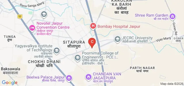 Poornima College of Engineering, Jaipur Map