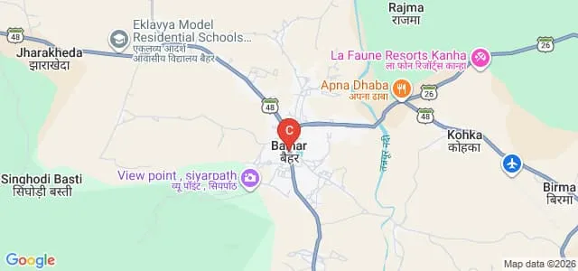 Government Aranya Bharti College, Baihar Map