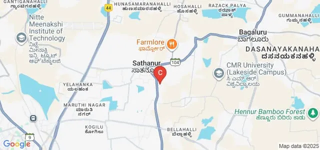 School of Legal Education, REVA University, Bengaluru Map