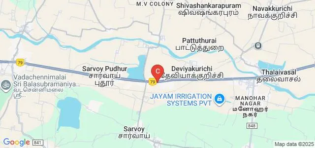 Paavendhar Polytechnic College, Salem Map