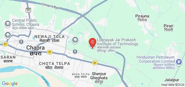 Loknayak Jai Prakash Institute of Technology, Chhapra Map