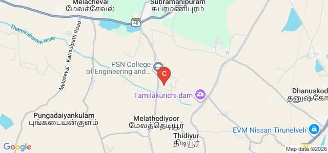 PSN College of Education, Tirunelveli Map