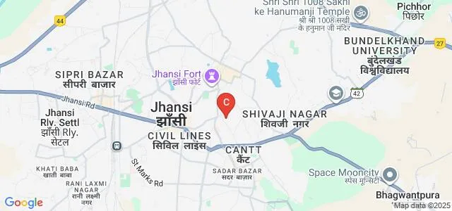 Bipin Bihari College, Jhansi Map