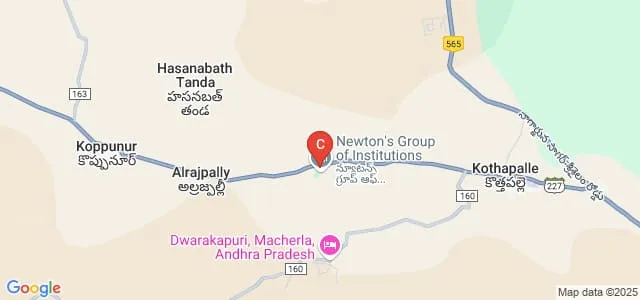 Newton's Institute of Science and Technology, Guntur Map