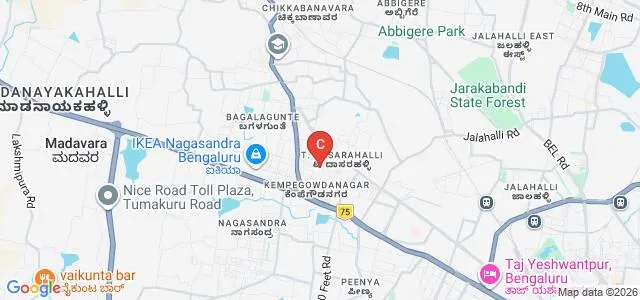 Vigour Institute of Yogic Science and Studies, Bangalore Map