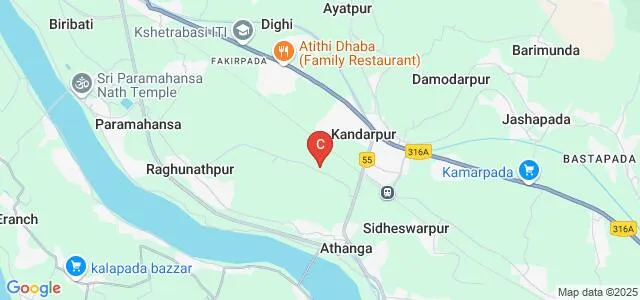 Kandarpur College, Cuttack Map