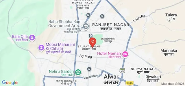 Monika Virmani Teachers Training College, Alwar Map