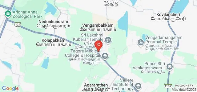 Tagore Engineering College, Chennai Map