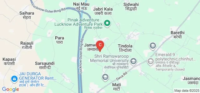 CM Mahila Degree College, Barabanki Map