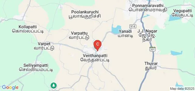Ganesar College of Arts and Science, Melasivapuri Map