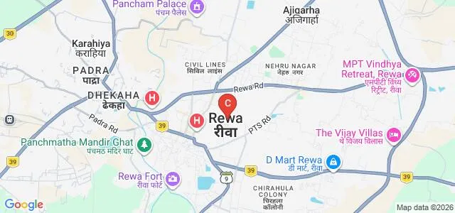 Sardar Ballabh Bhai Patel Education College, Rewa Map